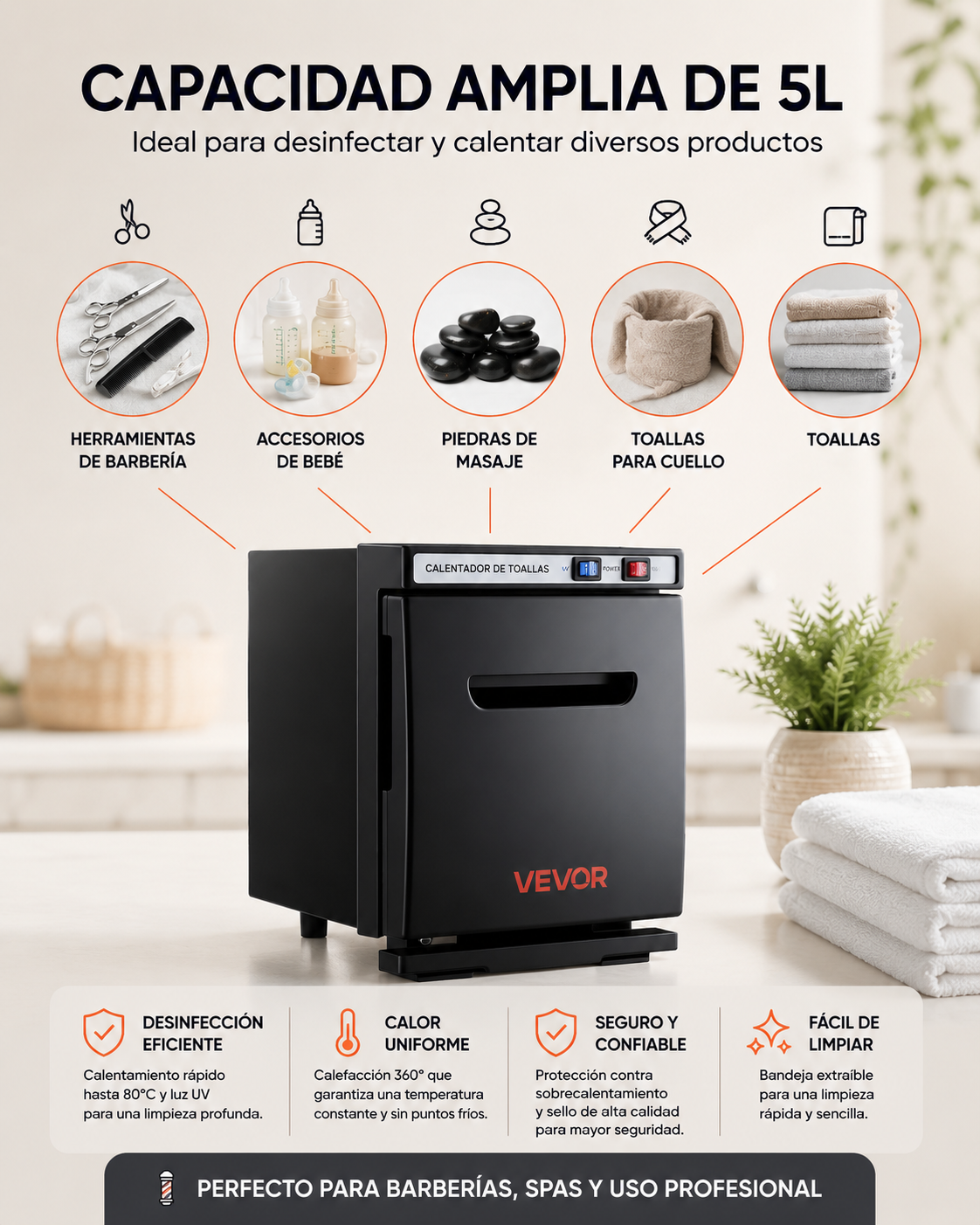 Calentador Profesional de Toallas